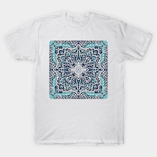 pattern of spirals, swirls, chains T-Shirt